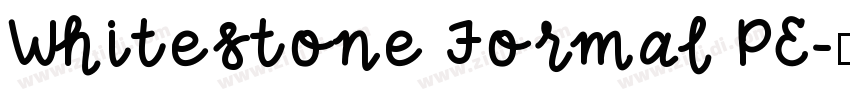 Whitestone Formal PE字体转换